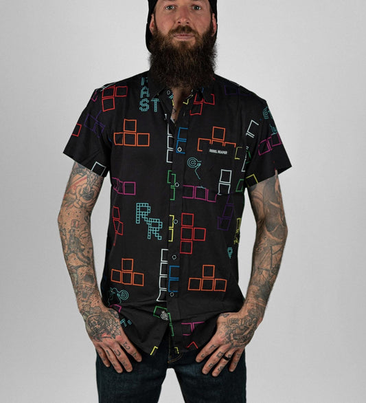 Tetris Wheelies Button Down