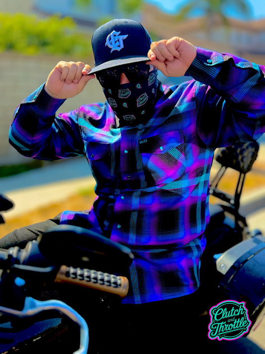 OG Crest Paisley Neck Gaiter (Black/ Nova)