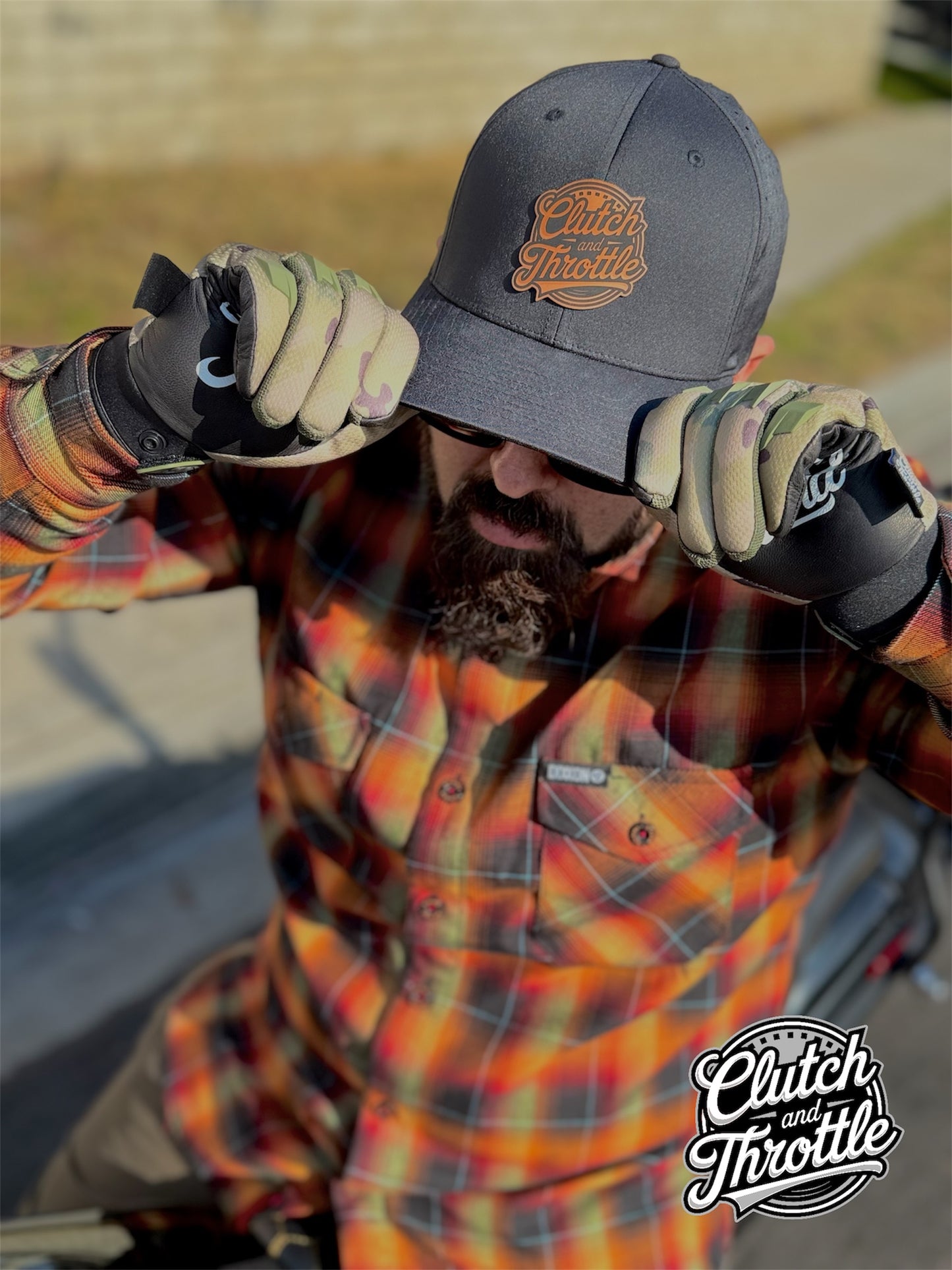 OG Crest Motorcycle Gloves (Camo)