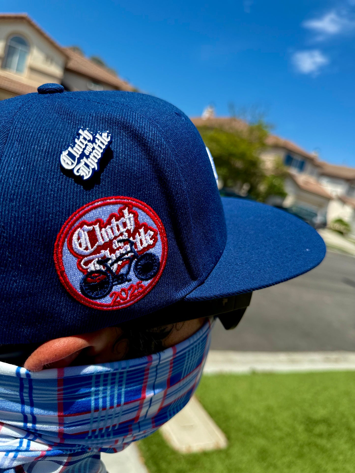 The Chain Snatcher Snapback (Navy Blue)