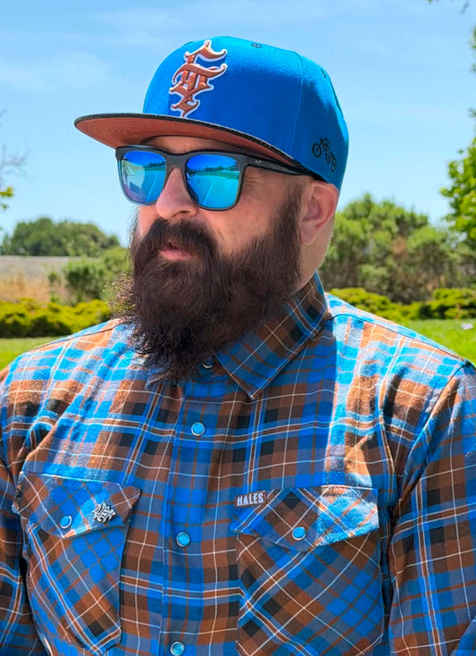 G’d Up Snapback CHET Edition (Brown/Blue)