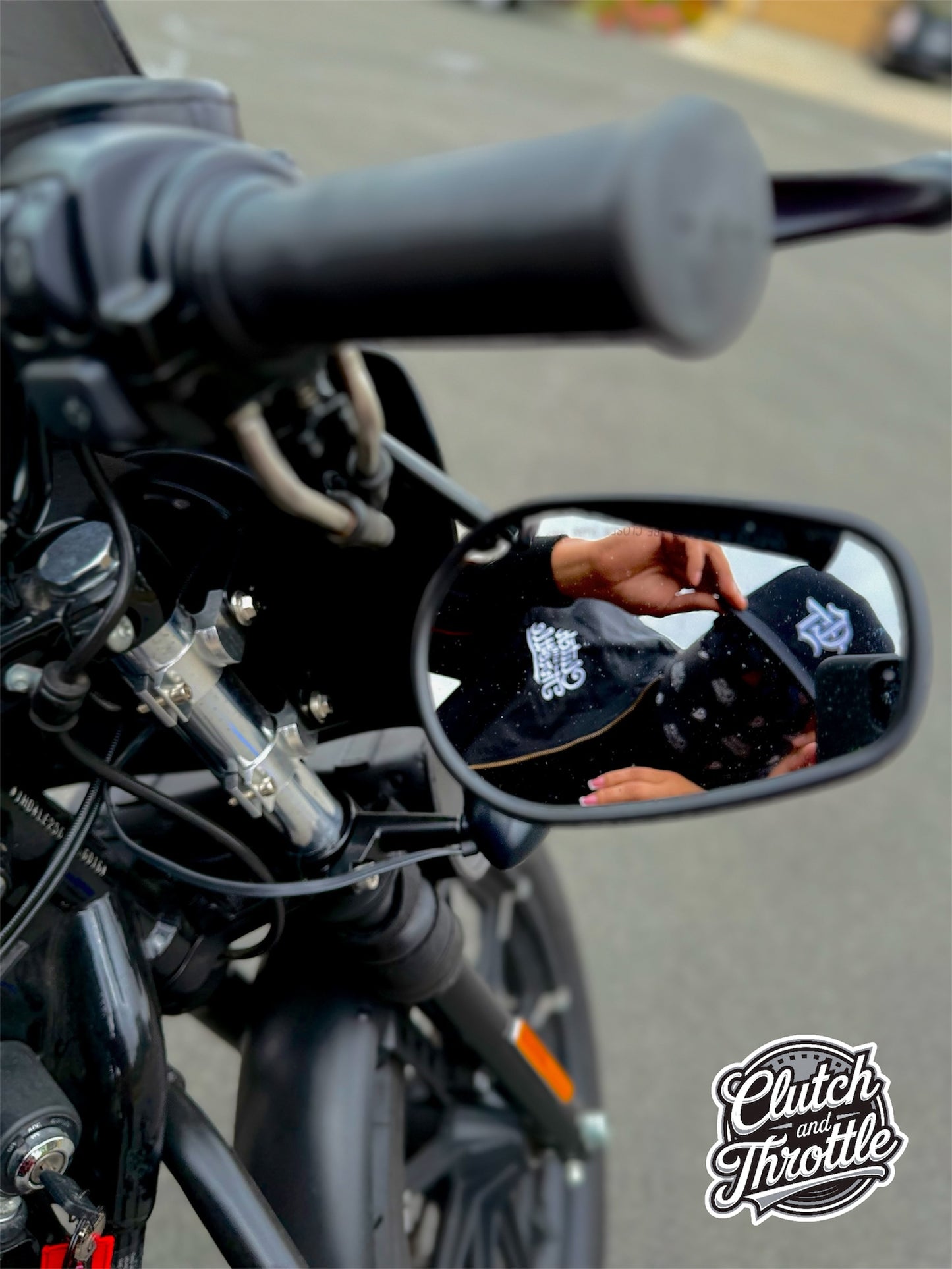 Classic Script MA-1 Bomber Jacket in black for riding motorcycles in style