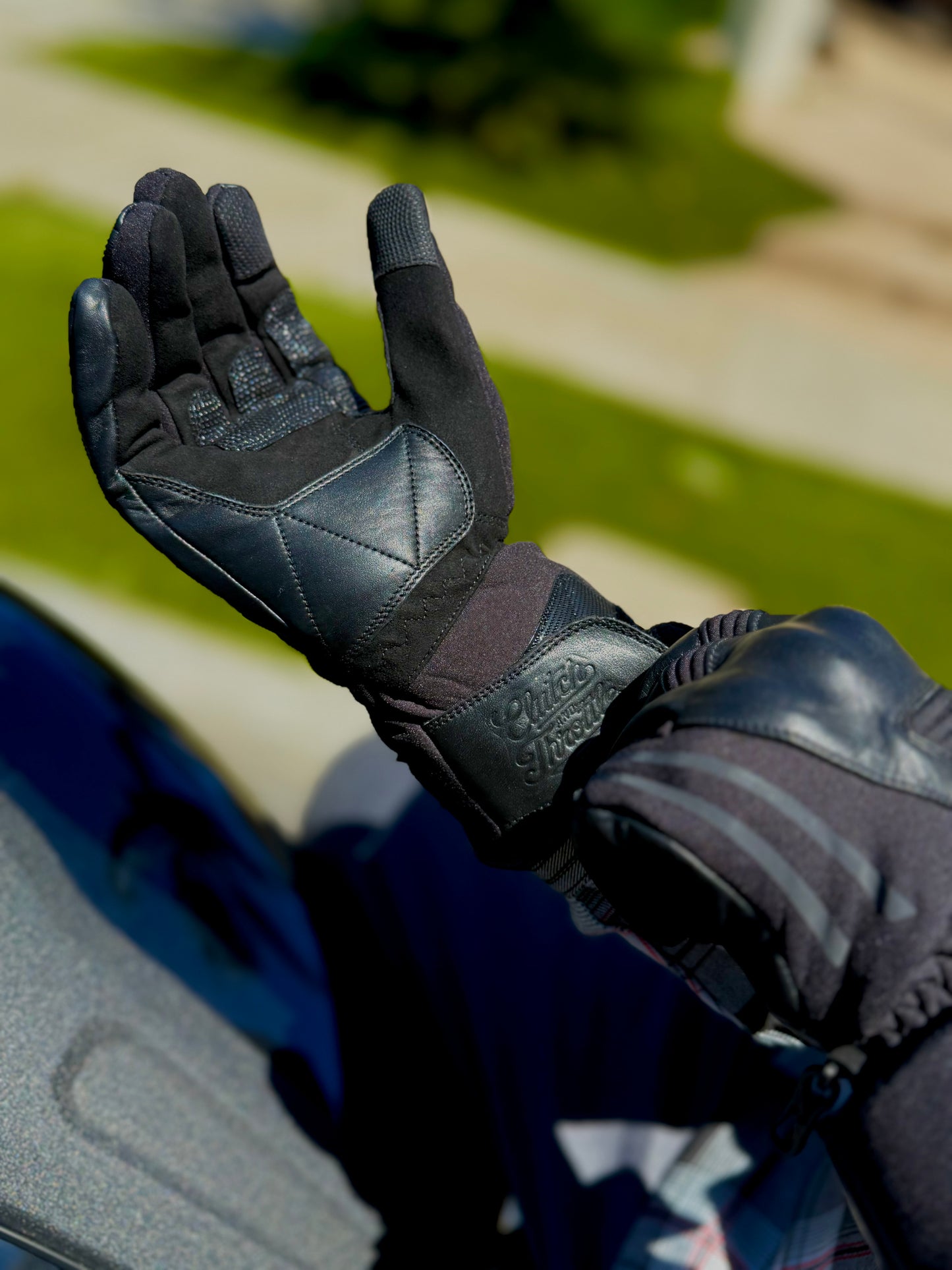 OG Crest Motorcycle Gauntlets