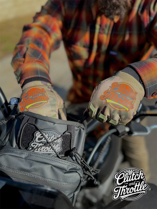 OG Crest Motorcycle Gloves (Camo)