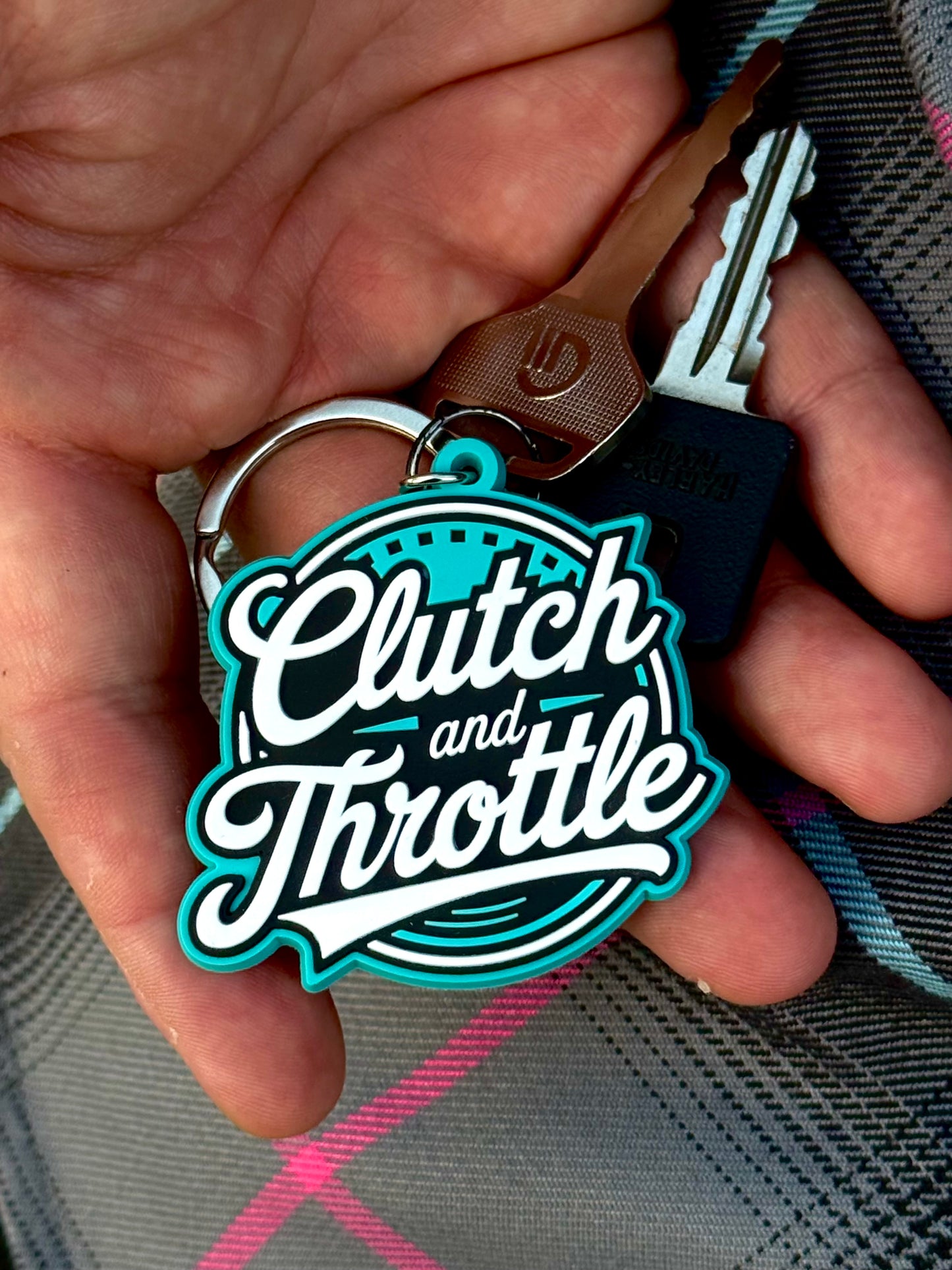 OG Crest Keychain (Sky Blue)