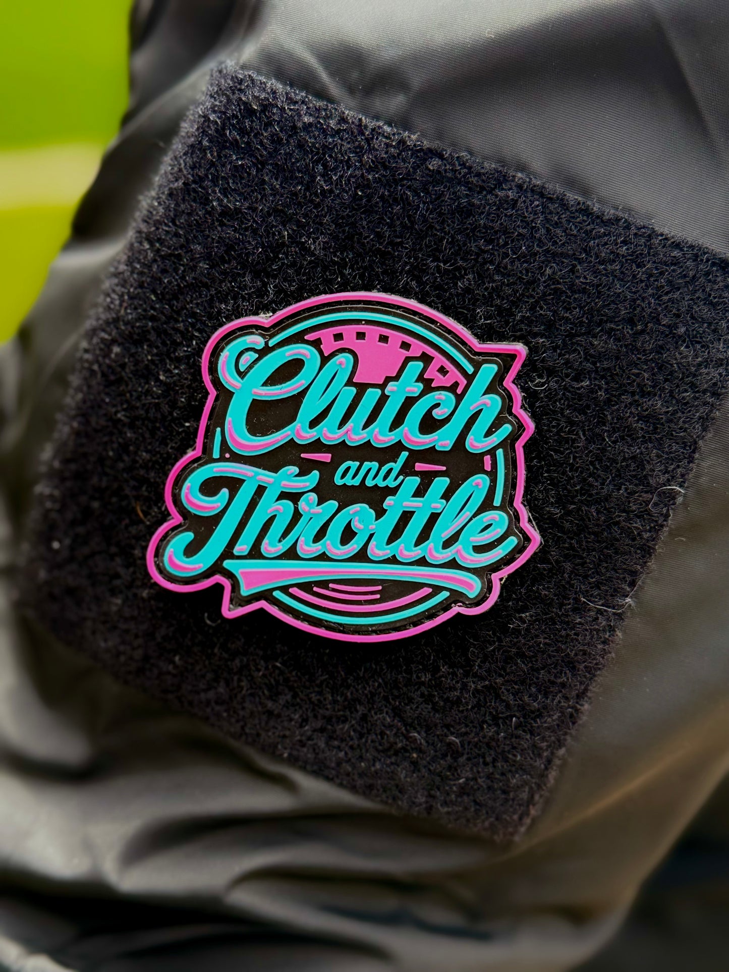 OG Crest PVC Patch (Hot Pink/ Sky Blue)