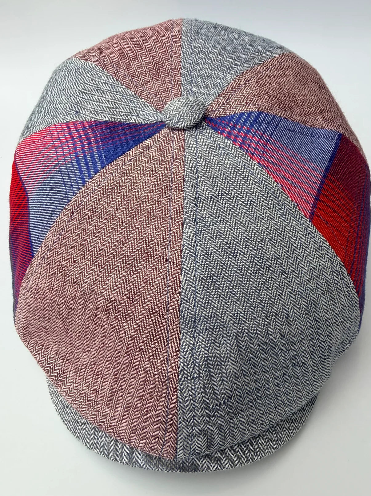 EST. 1776 Patchwork Newsboy Cap