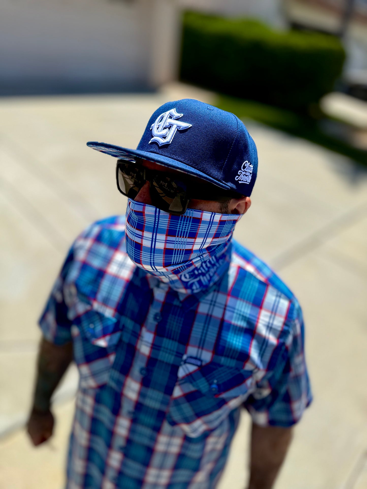 The Chain Snatcher Snapback (Navy Blue)