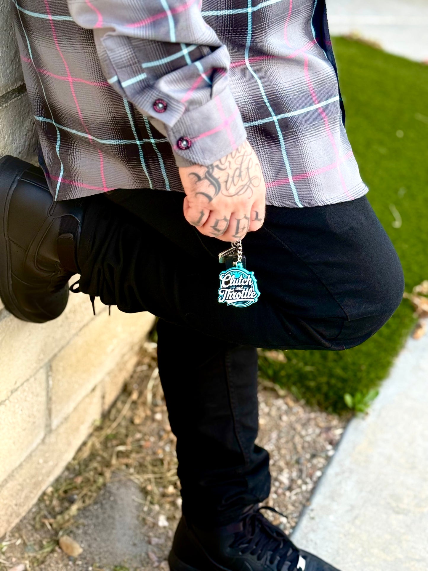 OG Crest Keychain (Sky Blue)