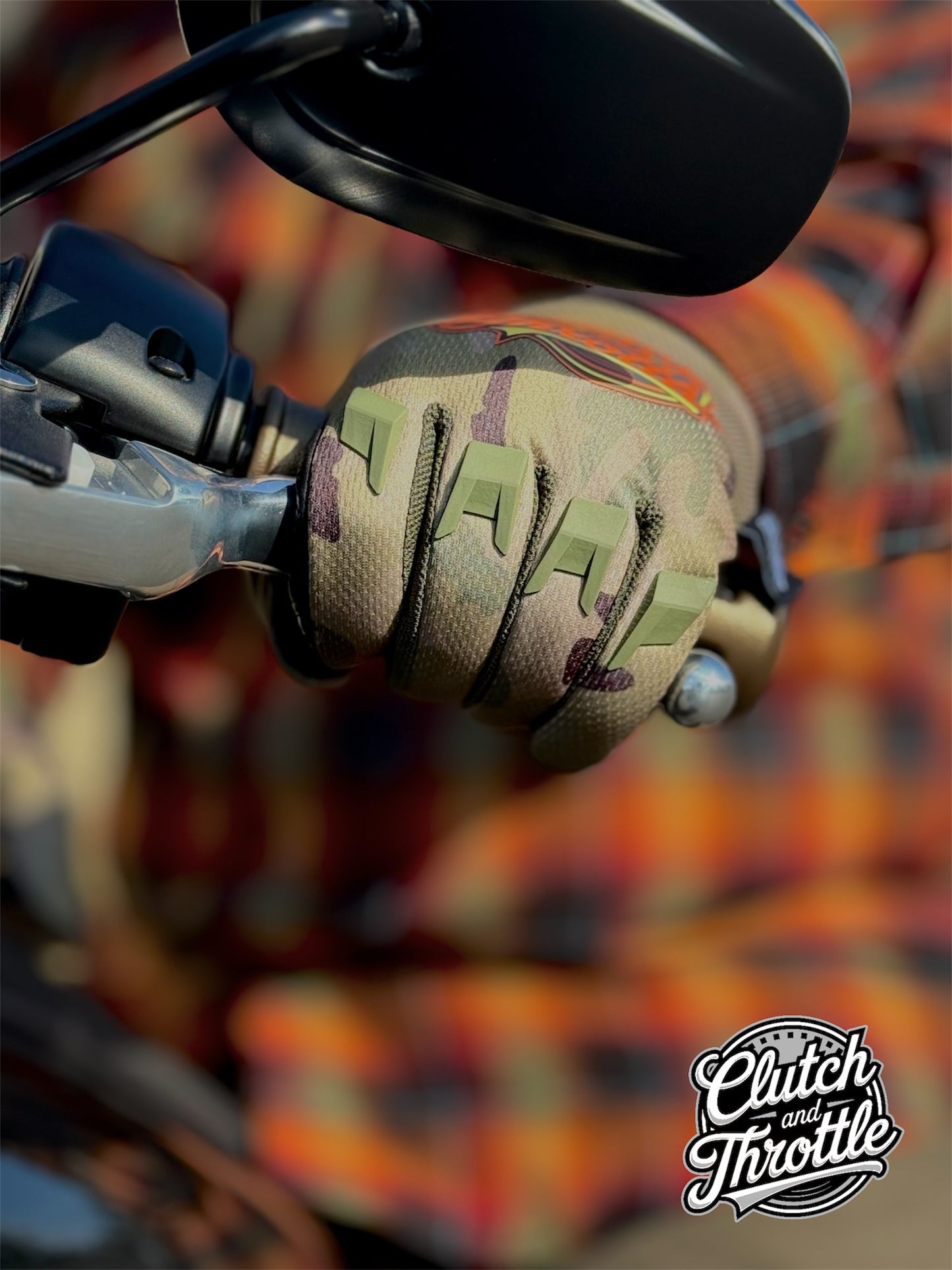 OG Crest Motorcycle Gloves (Camo)