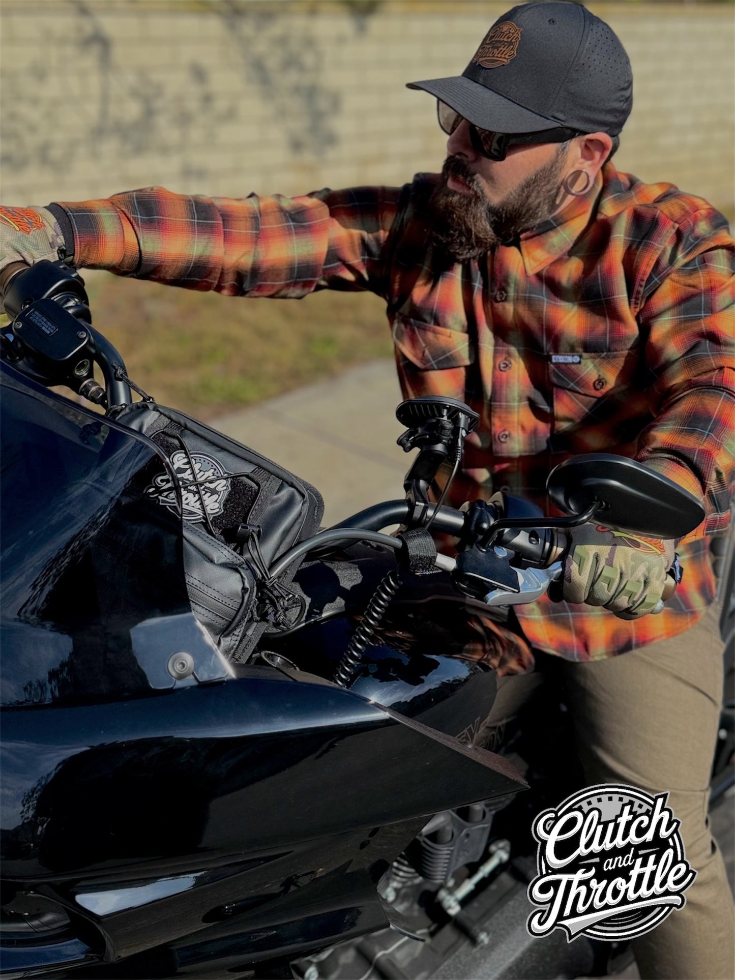 OG Crest Motorcycle Gloves (Camo)