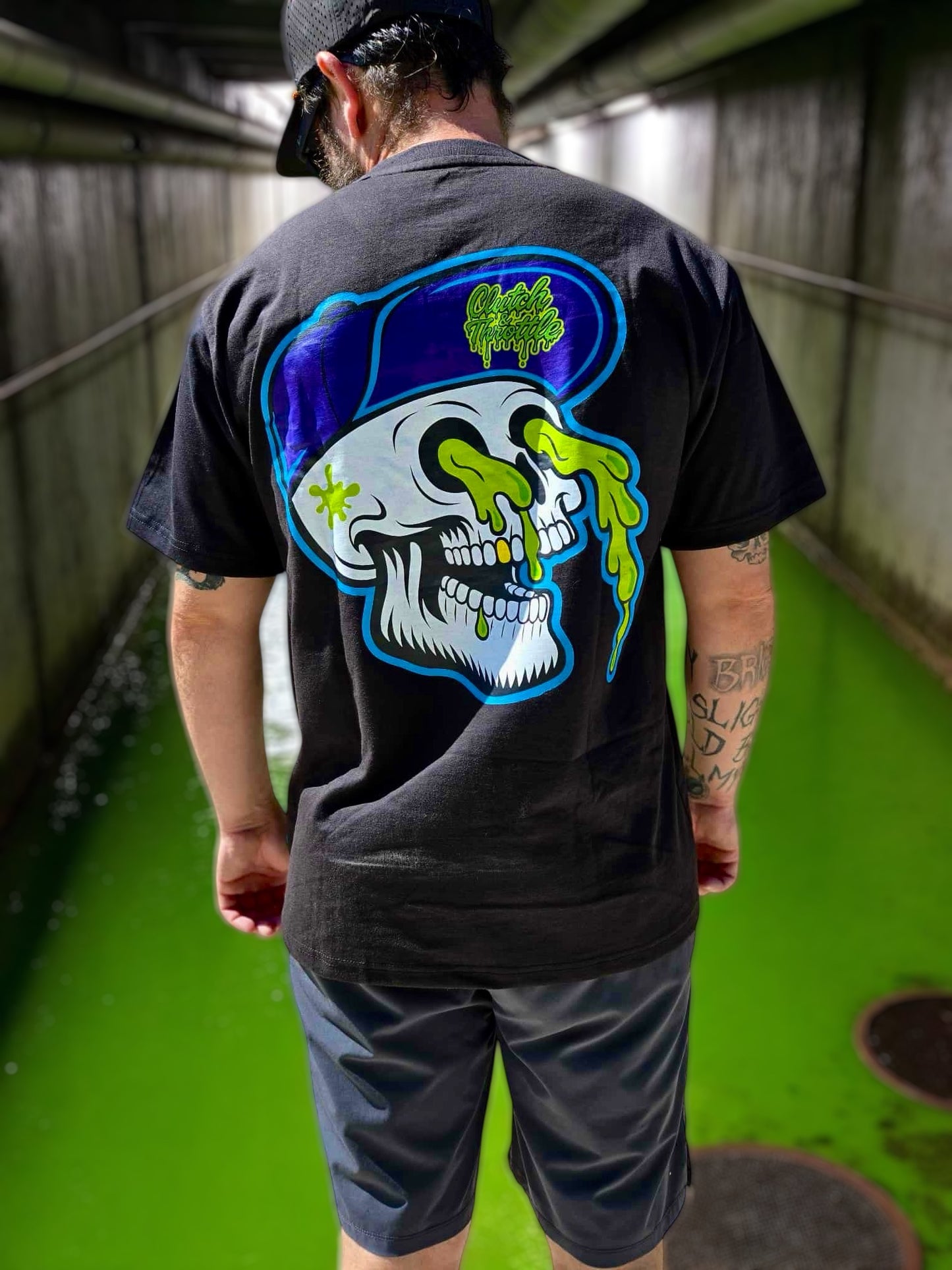 Slimey Bonehead Black T-Shirt