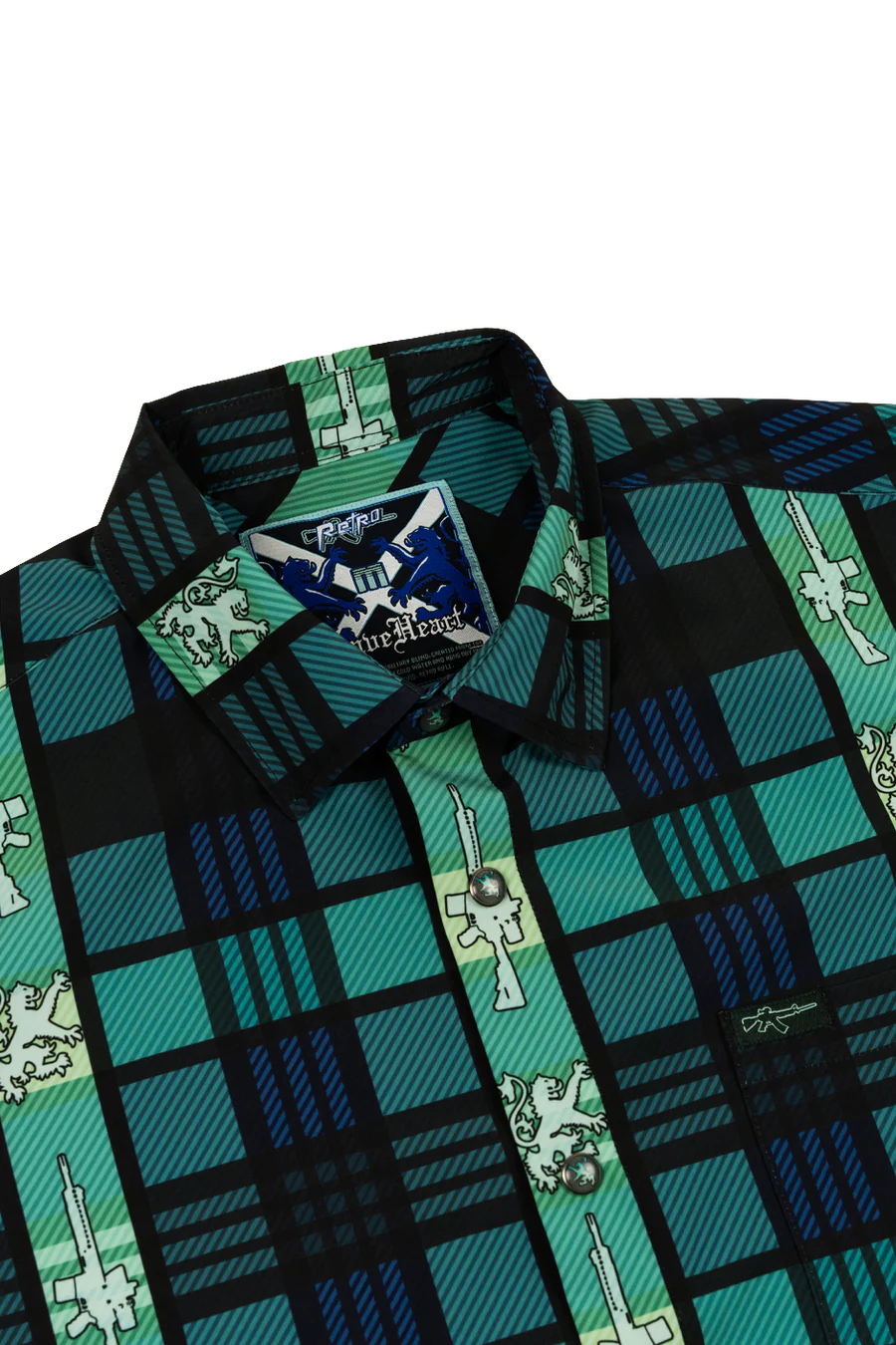 Brave Heart Button Down