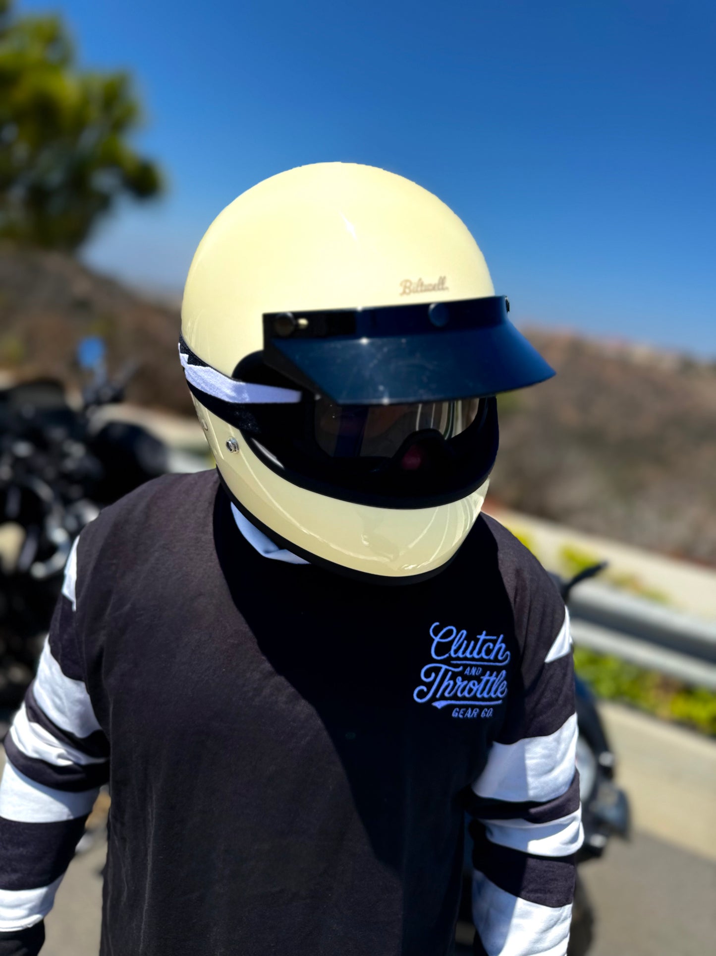 Modern Script Vintage Jersey (Black/White)