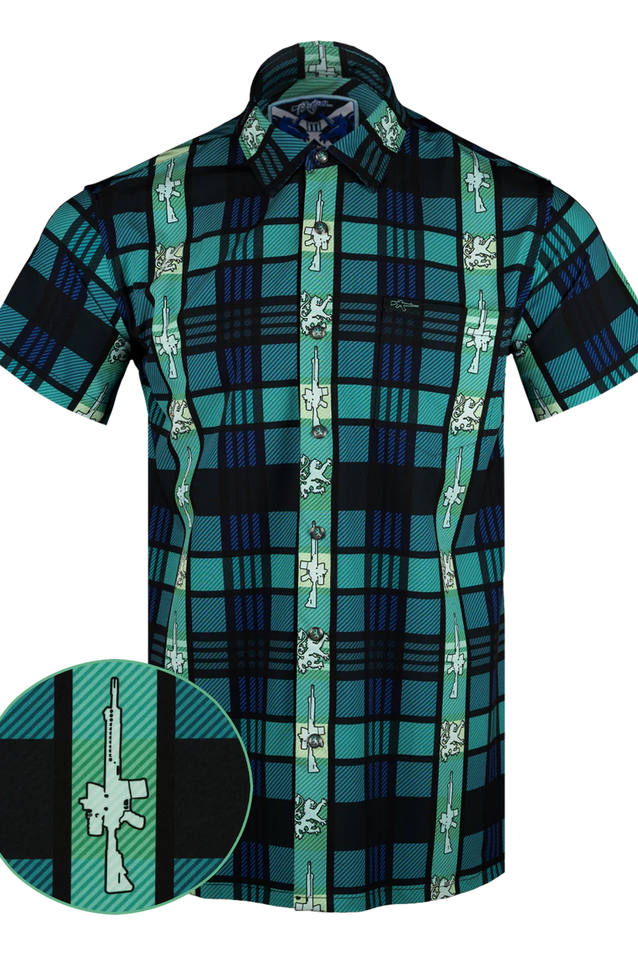 Brave Heart Button Down