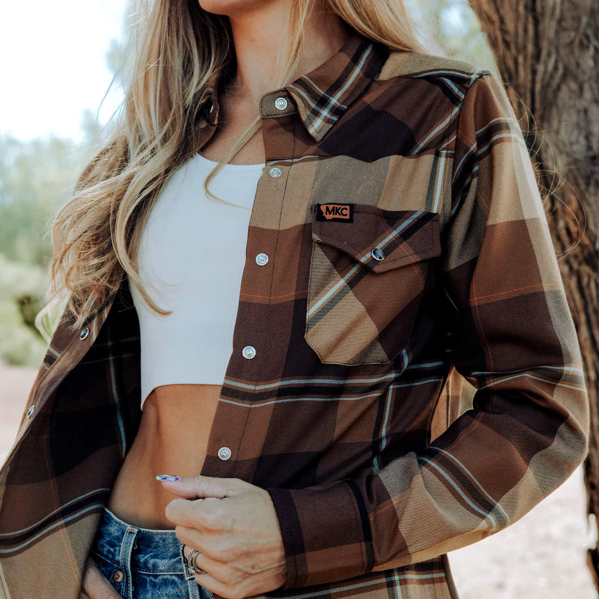Women's MKC Western Flannel