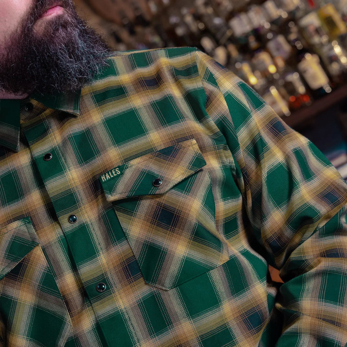 The Dubliner Men’s Flannel is more than just a shirt—it’s a tribute to the rich legacy of Guinness. Crafted with bold green and black tones, accented by fiery bright accents, this flannel channels the essence of Dublin’s iconic brew. Whether you’re raising a pint at the pub or just embracing the boldness of life, this flannel’s deep colors and premium craftsmanship will have you standing out, just like the Guinness stout that inspired it.