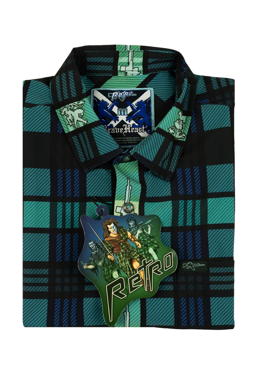 Brave Heart Button Down