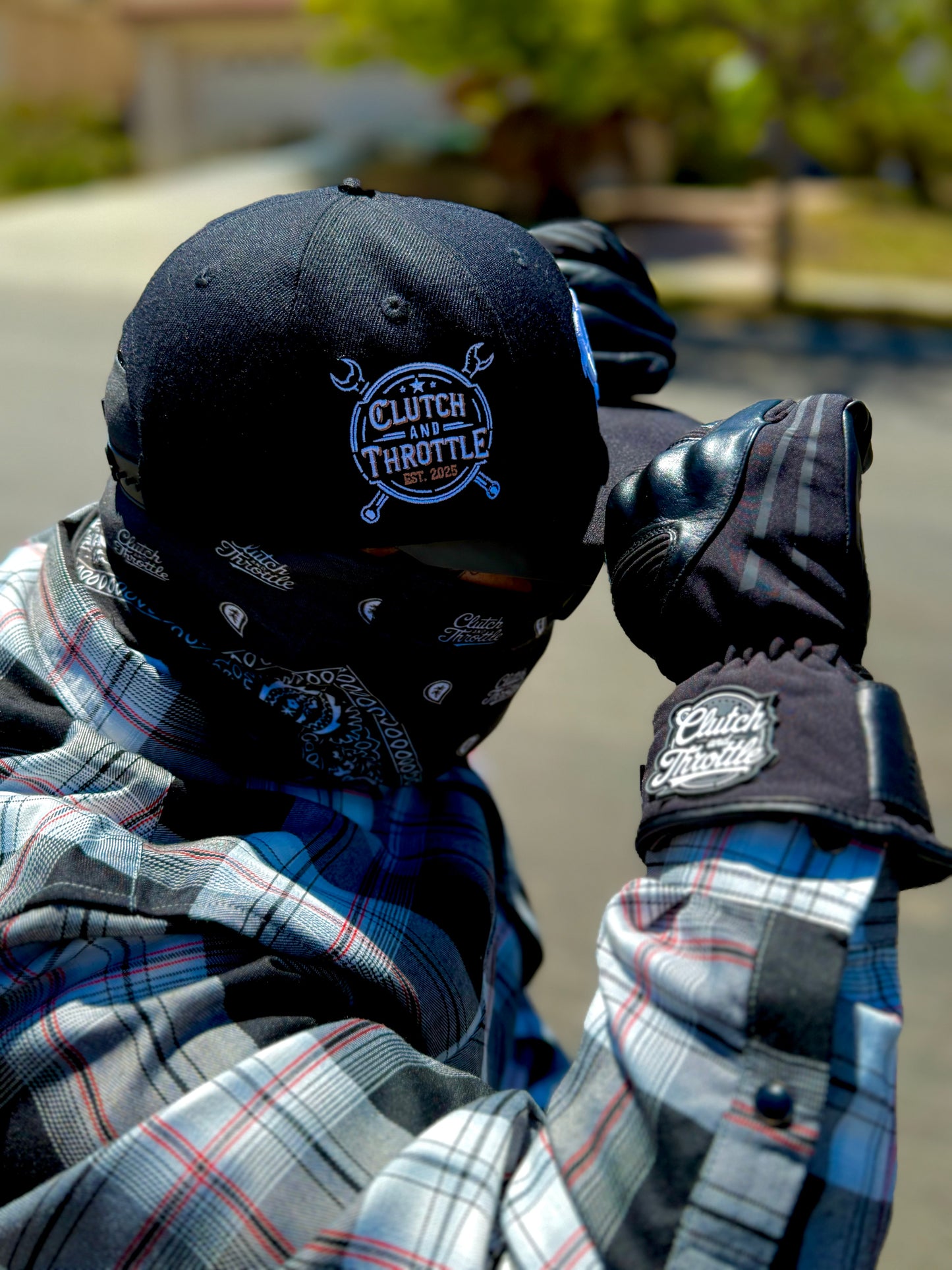 OG Crest Motorcycle Gauntlets