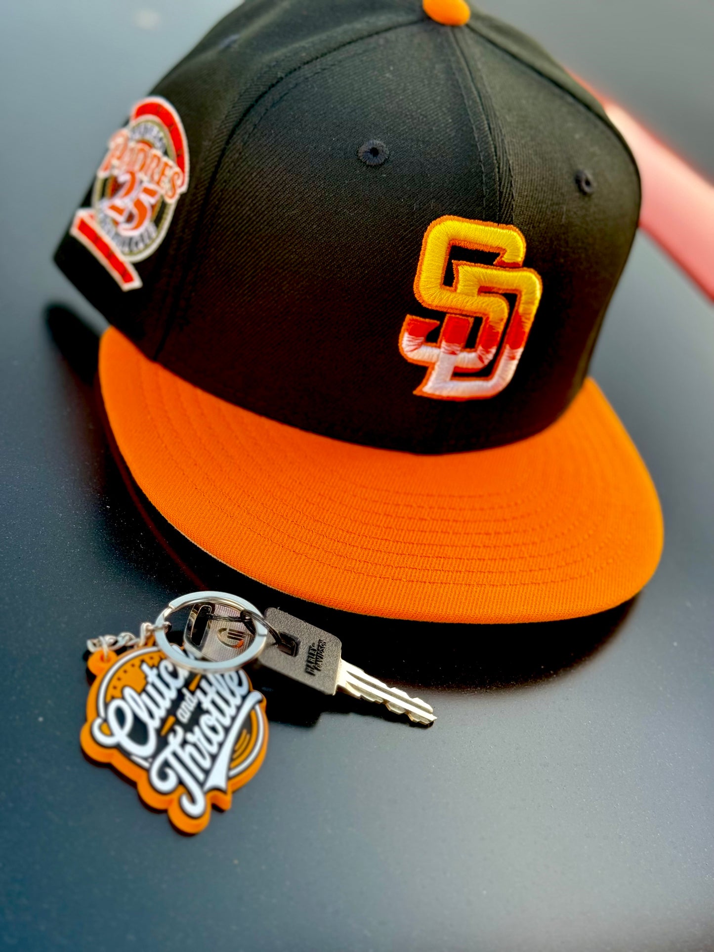 OG Crest Keychain (Orange)