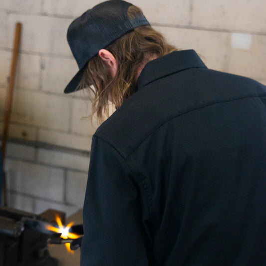 Blue Collar Long Sleeve Shirt