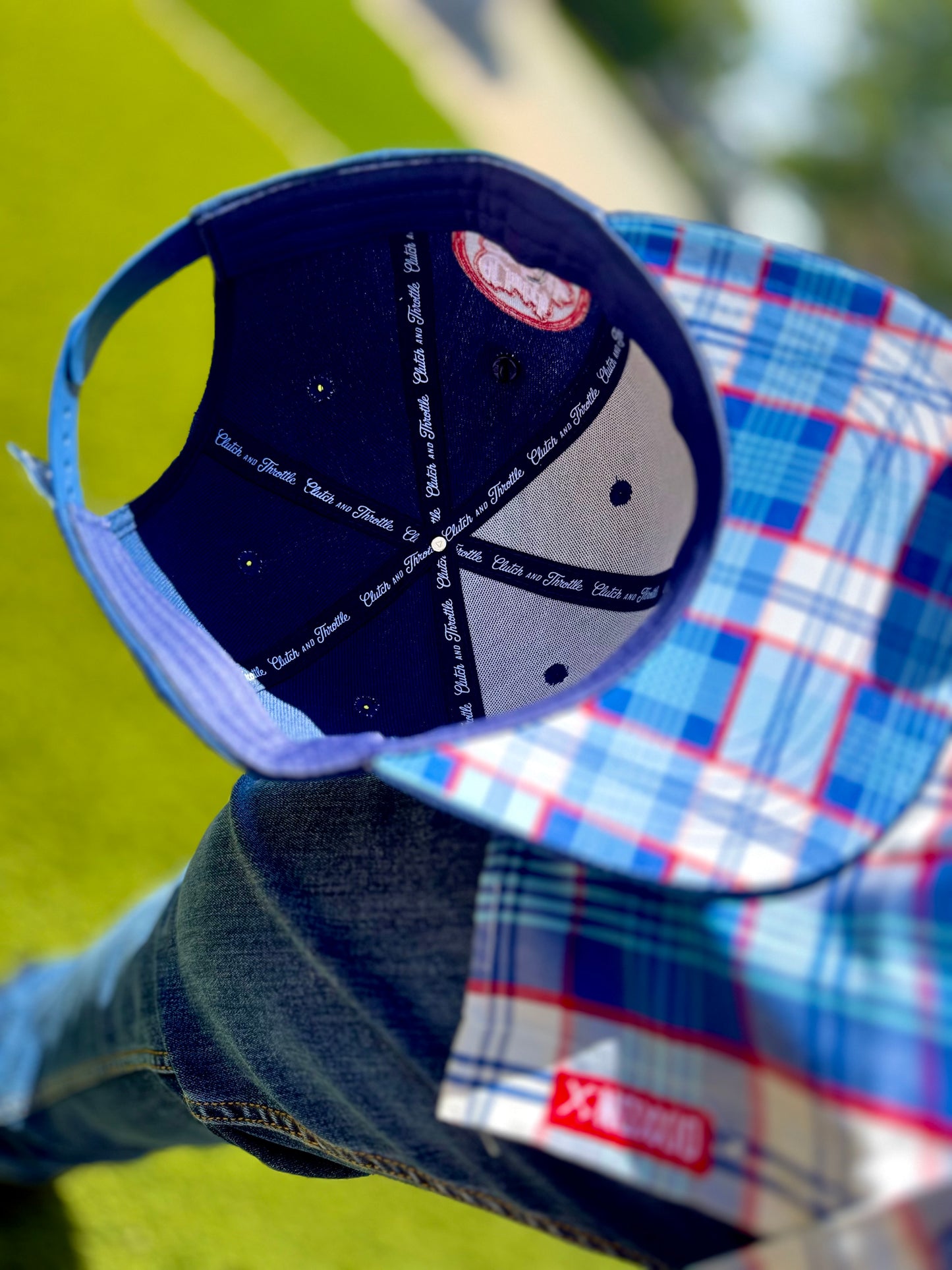 The Chain Snatcher Snapback (Navy Blue)