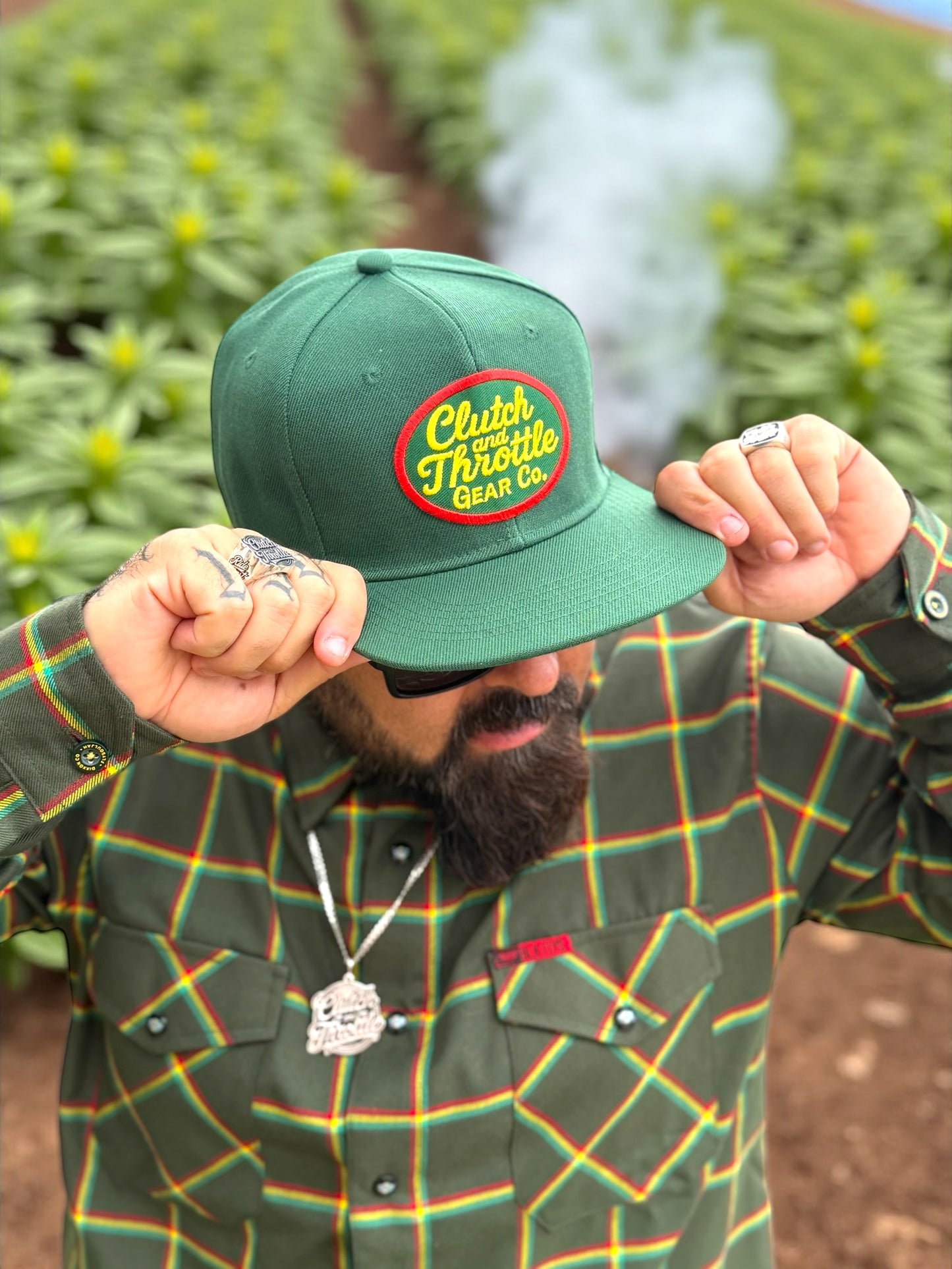 Grease Monkey Snapback (Green)