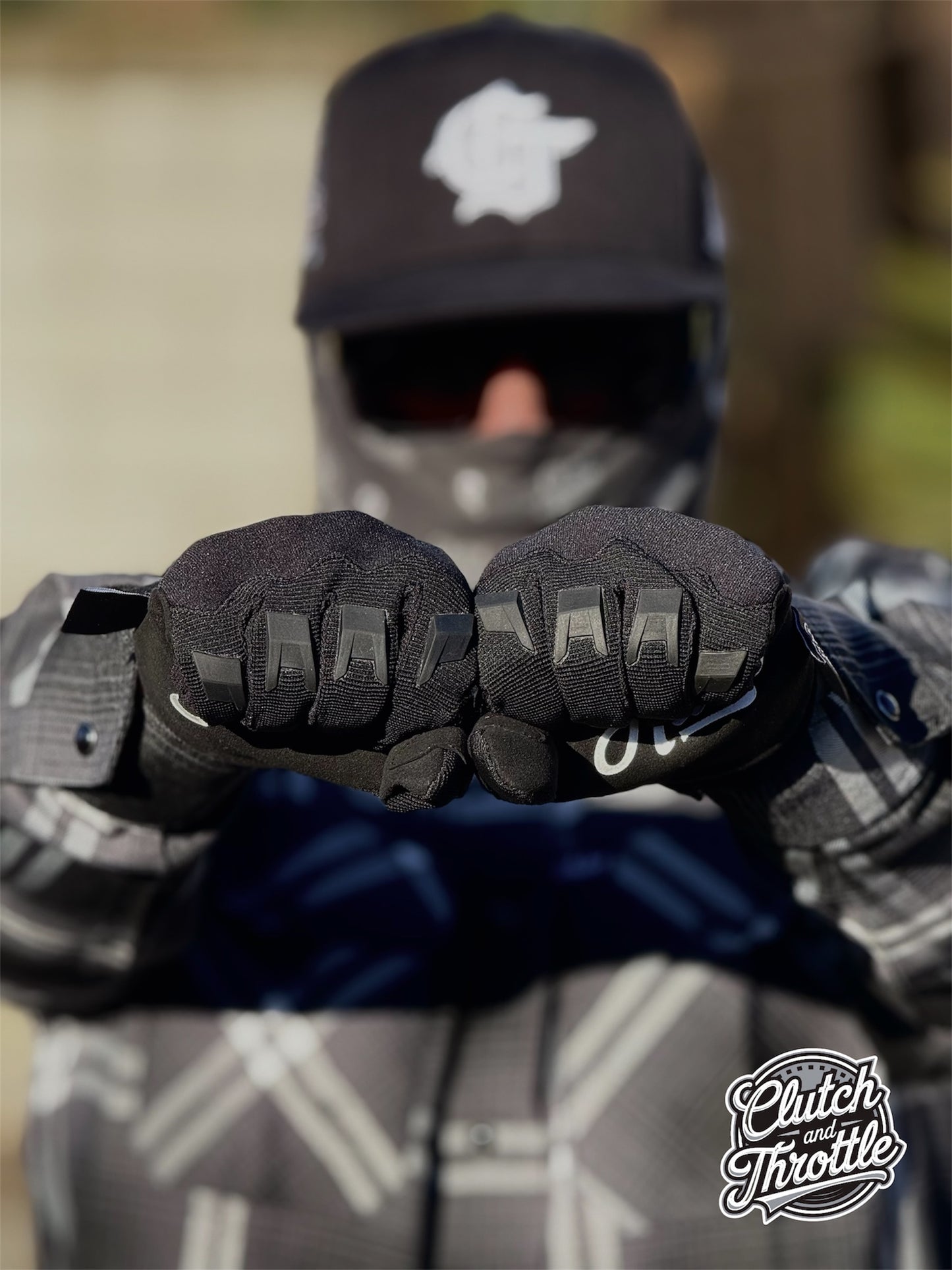 OG Crest Motorcycle Gloves (Black)