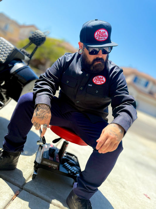 Grease Monkey Iron-On Patch