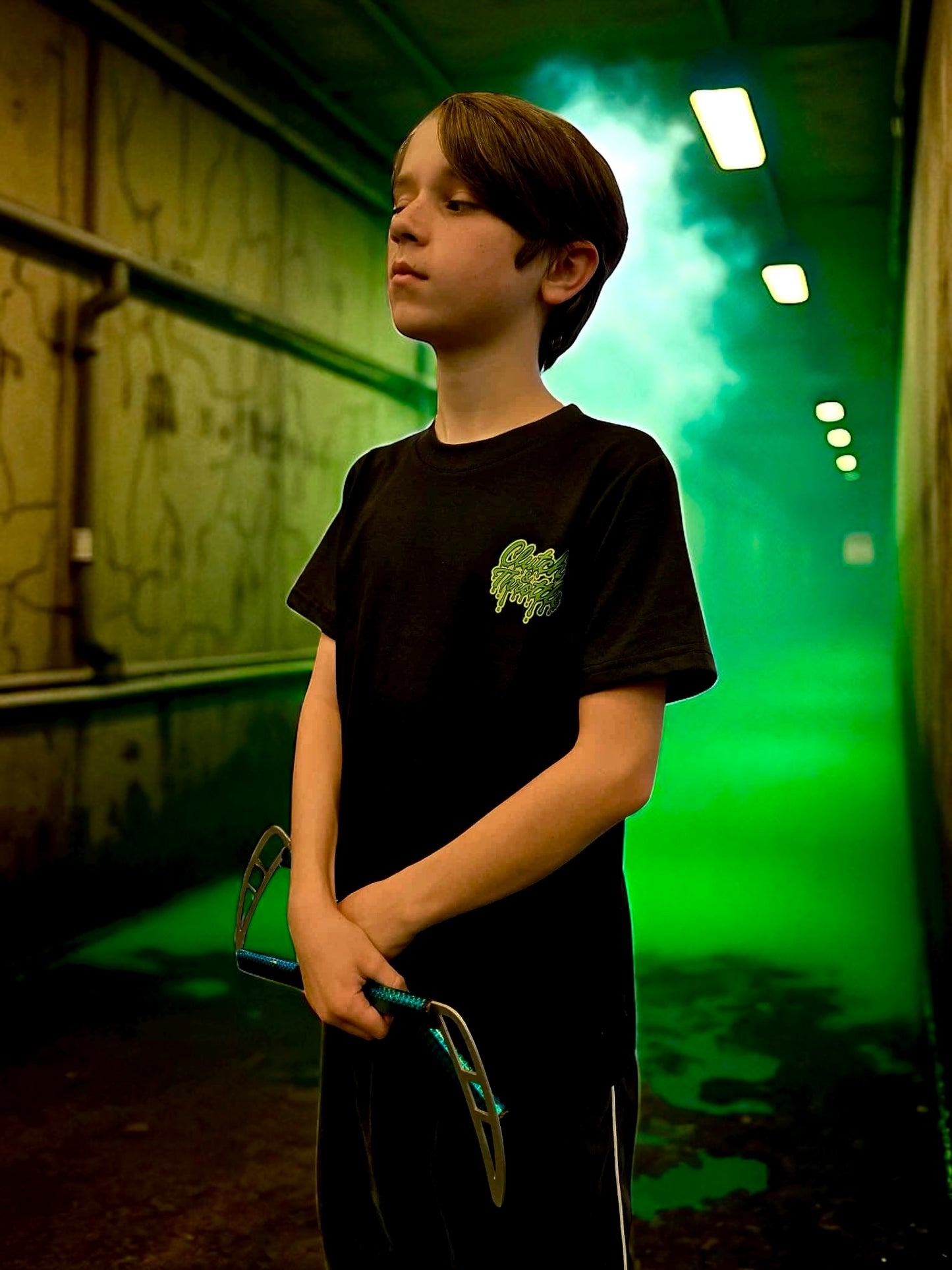 Youth Slimey Bonehead Black T-Shirt