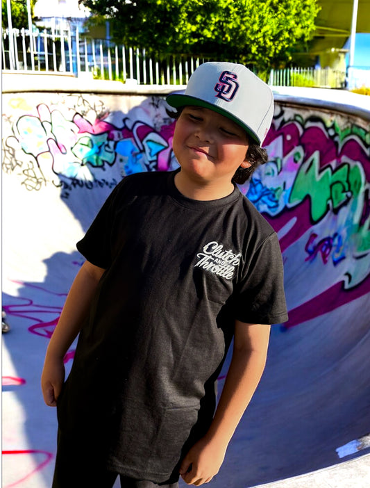 Youth Elektric Bonehead Black T-Shirt