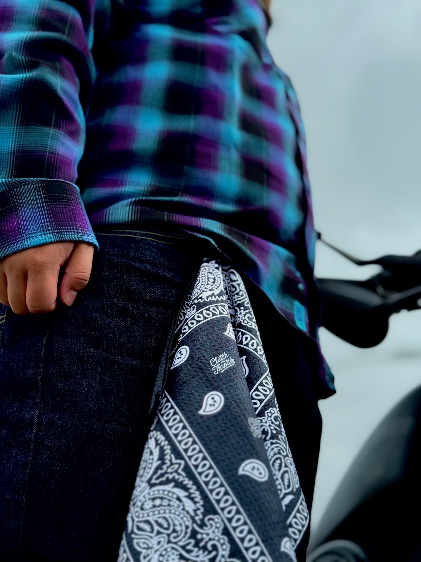 Classic Script Paisley Utility Towel