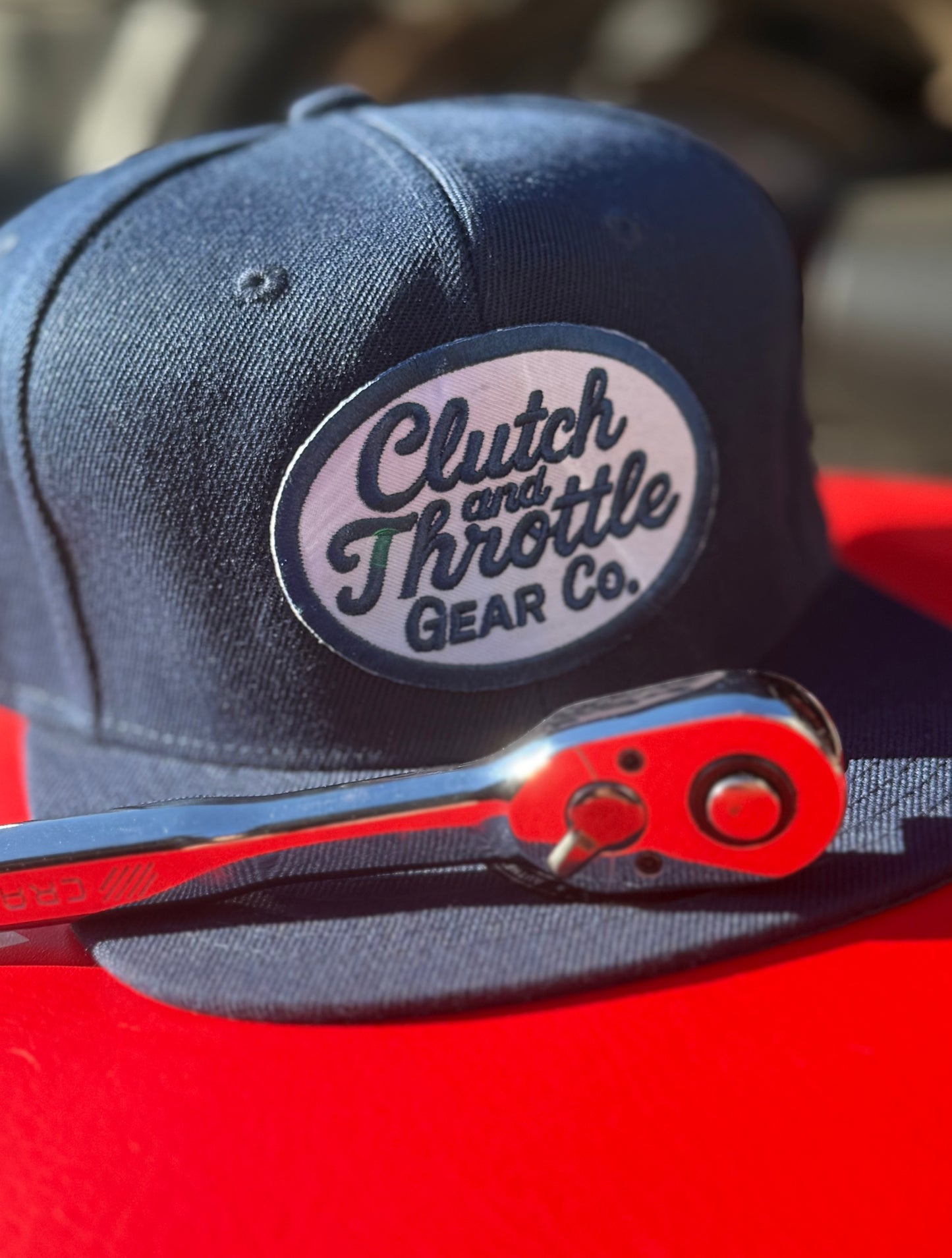 Grease Monkey Snapback (Navy Blue)