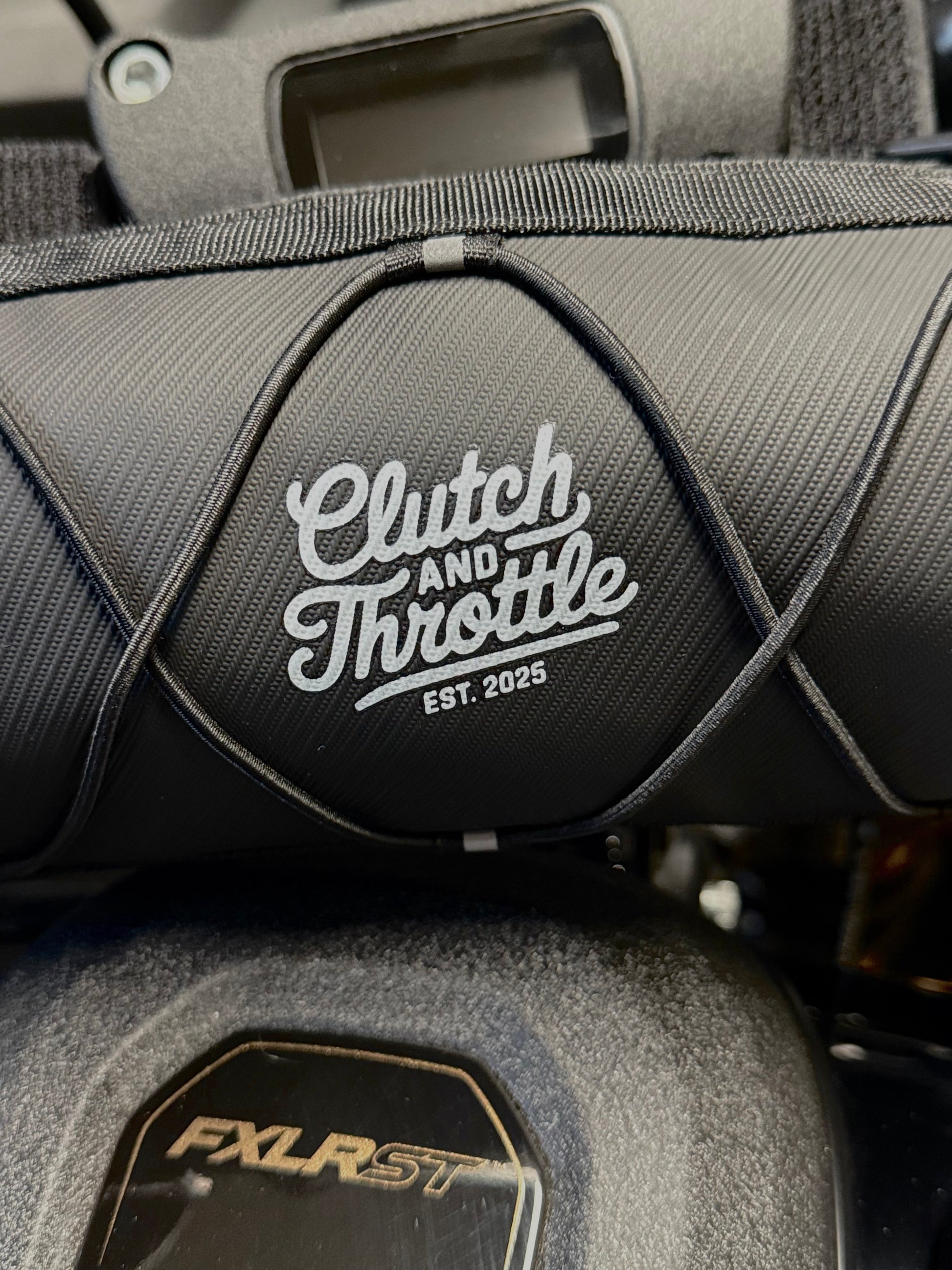 Small Classic Script Handlebar Bag in black to hold your everyday carry items