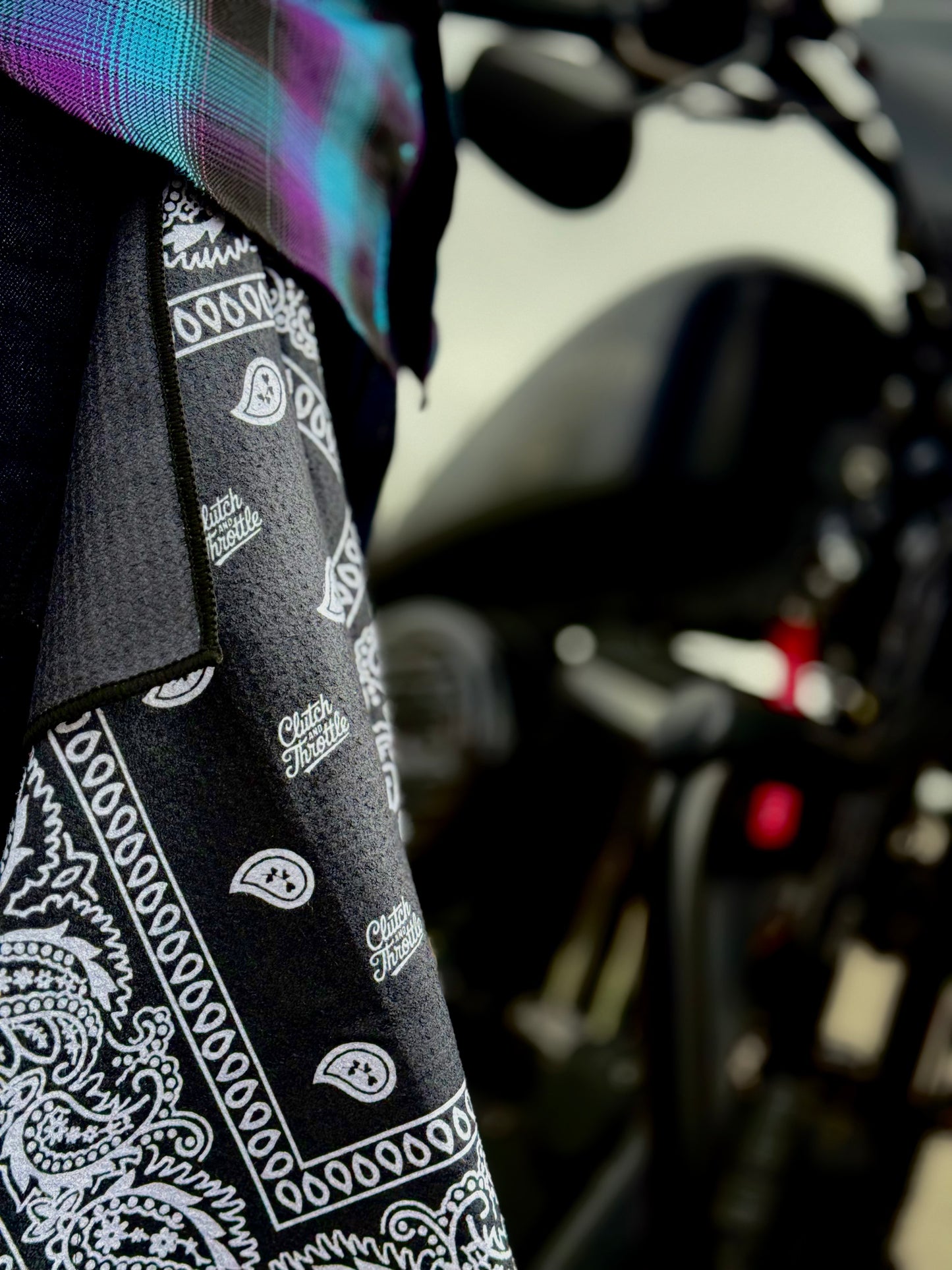 Classic Script Paisley Utility Towel