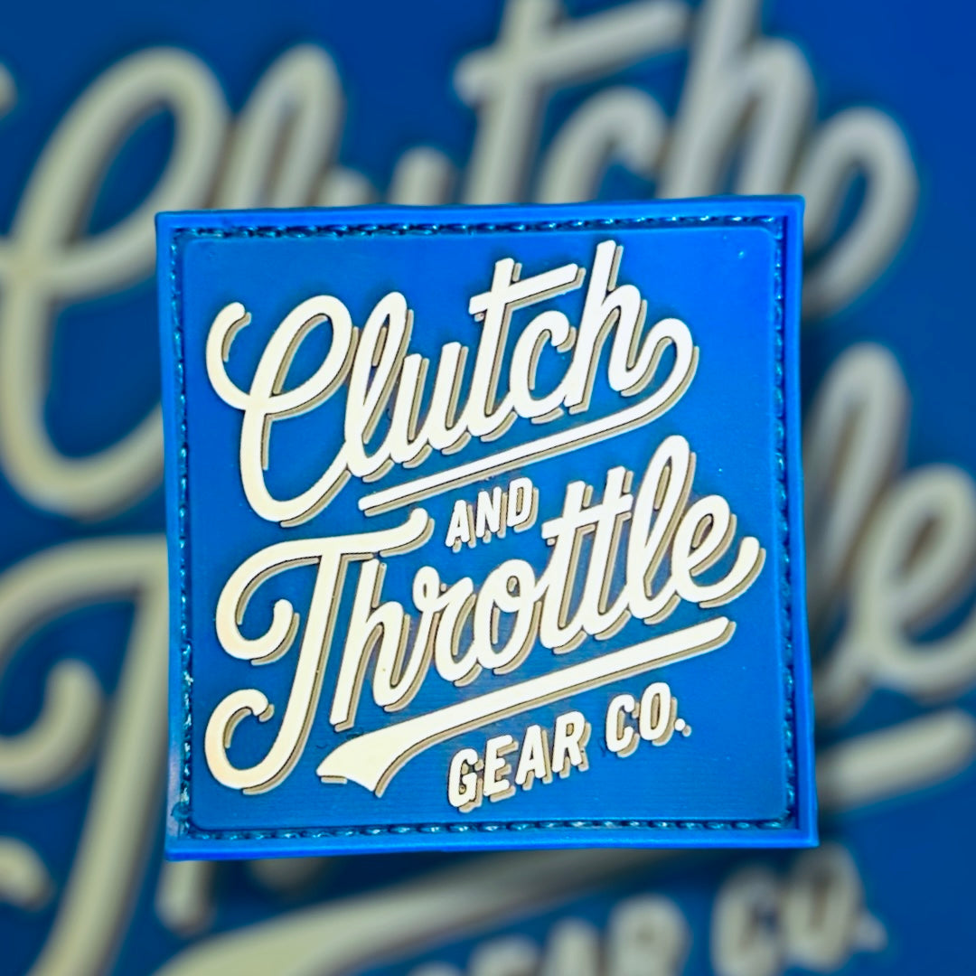 Modern Script PVC Patch