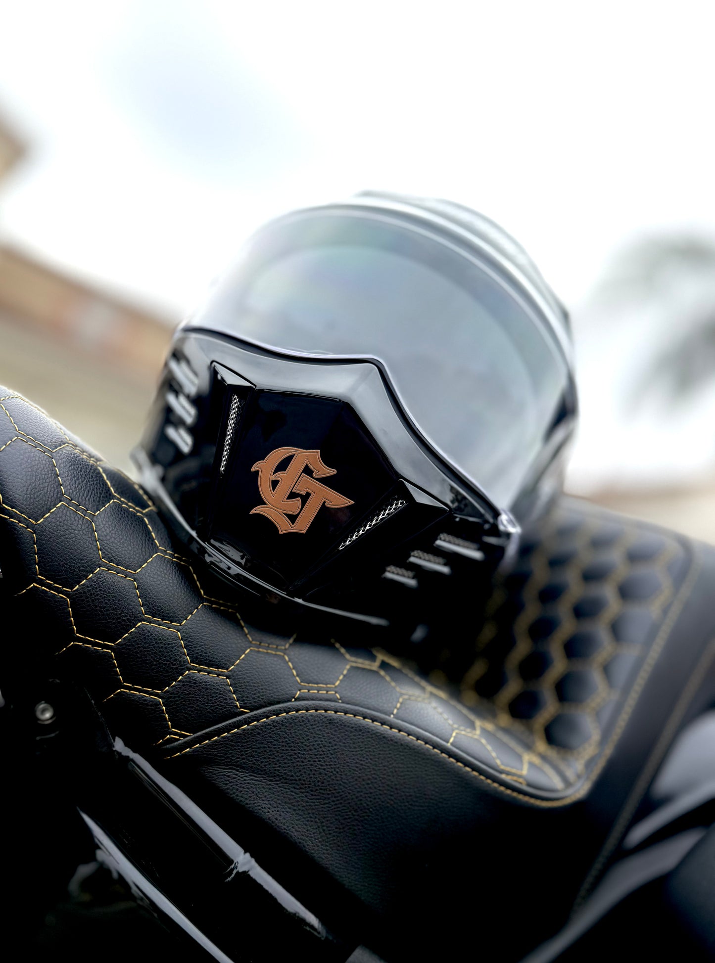 Old English CT 2” Helmet Transfer Decal