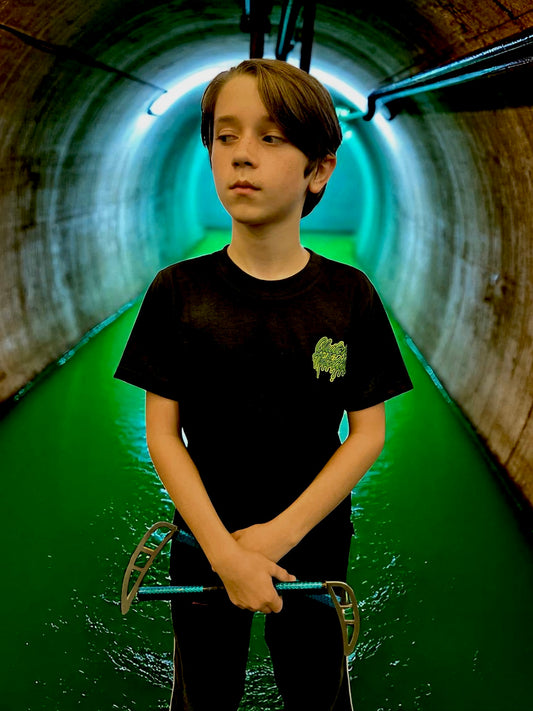 Youth Slimey Bonehead Black T-Shirt