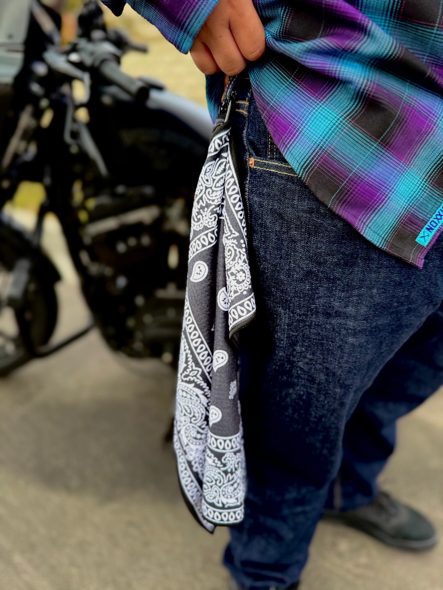 Classic Script Paisley Utility Towel