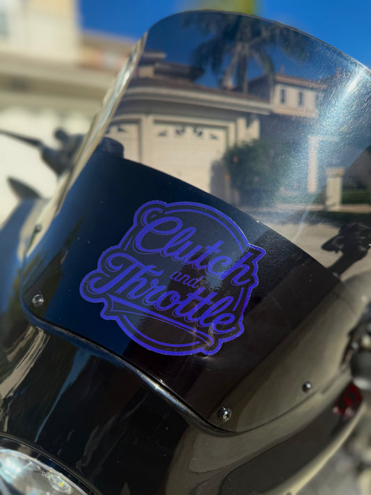 OG Crest Purple 5” Die Cut Sticker