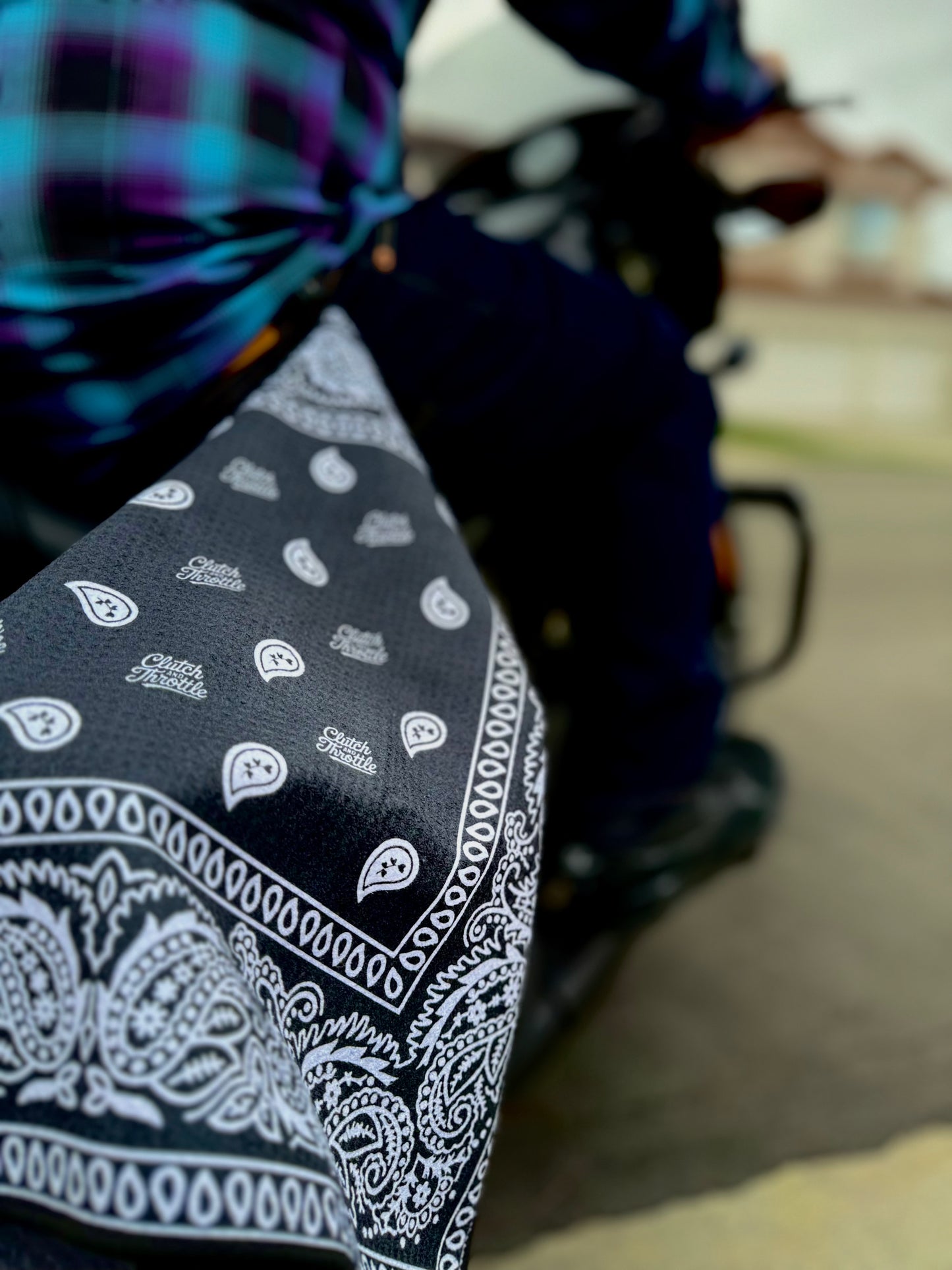 Classic Script Paisley Utility Towel