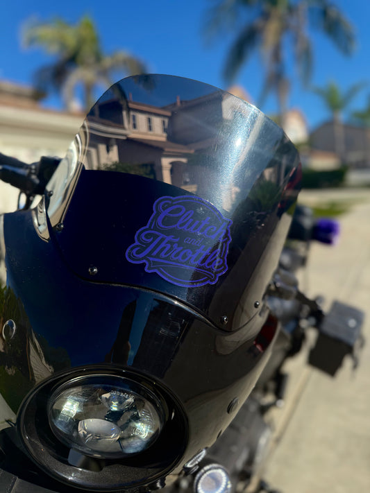 OG Crest Purple 5” Die Cut Sticker