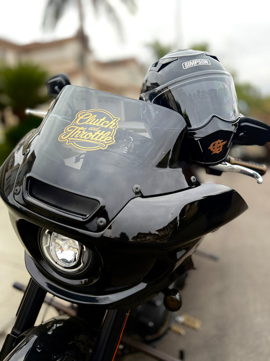 Old English CT 2” Helmet Transfer Decal