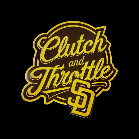 OG Crest SD Padres 5” Die Cut Sticker