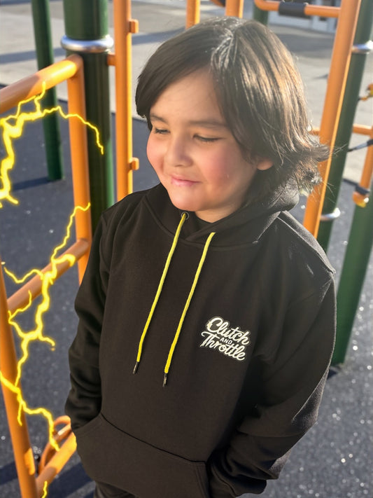 Youth Elektric Bonehead Pullover Hoodie (Black)