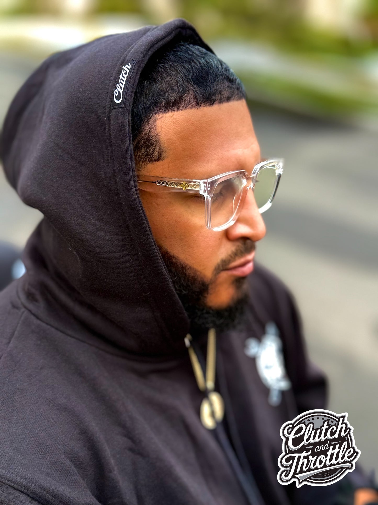 Wrench Crest Pullover Hoodie (Black)