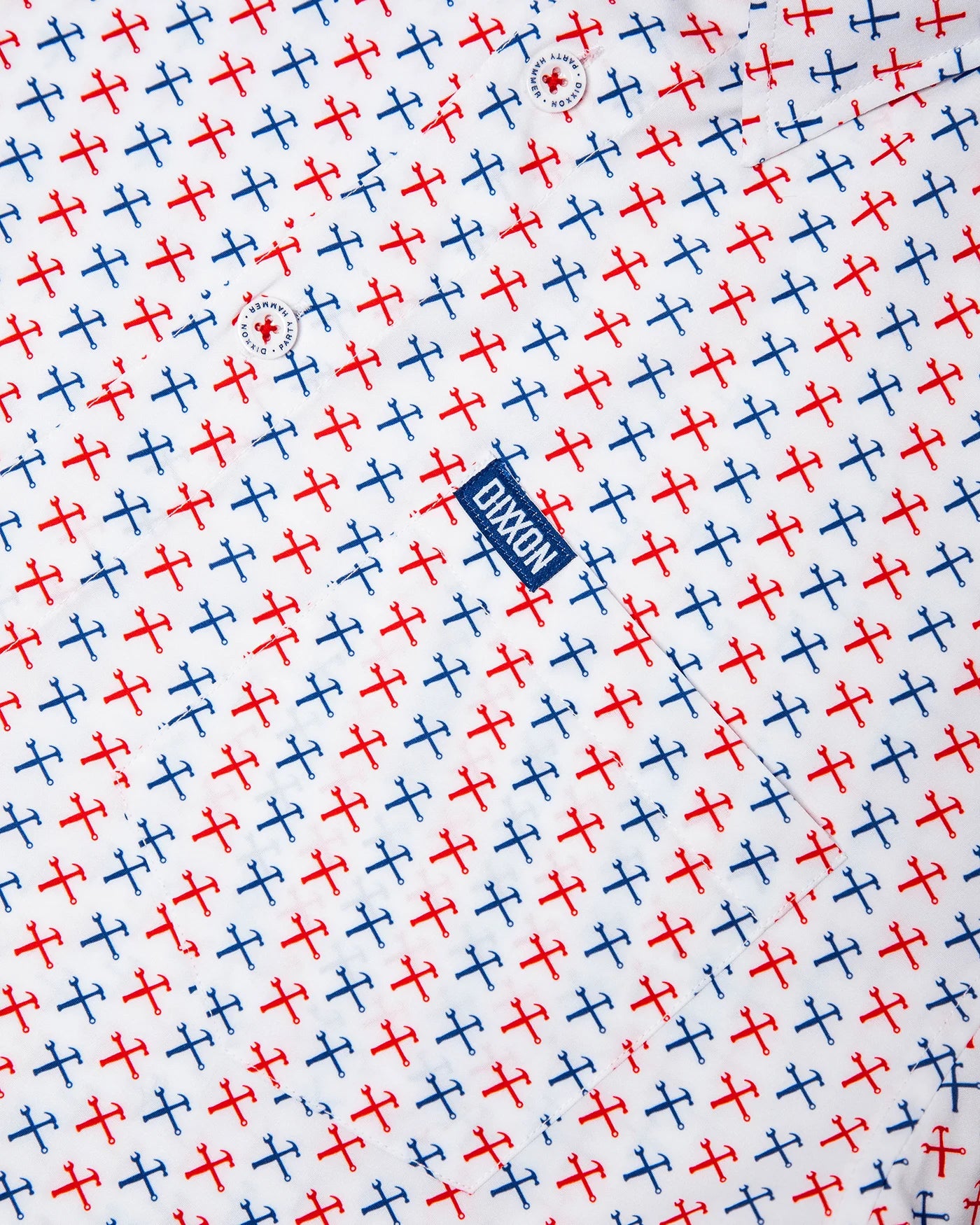 Party Hammer-RWB (White) Party Shirt
