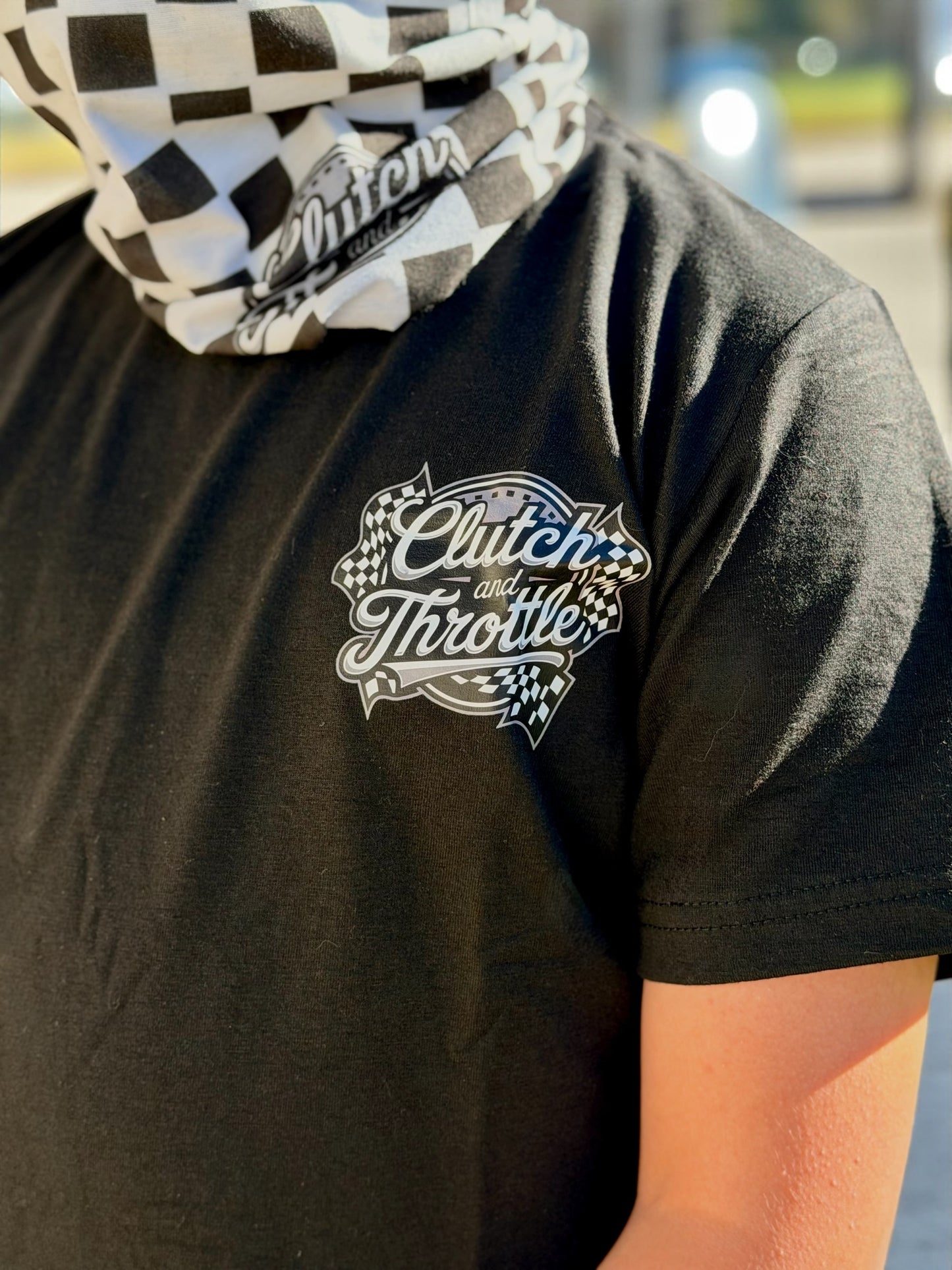 Youth OG Crest Speed Racer Black T-Shirt