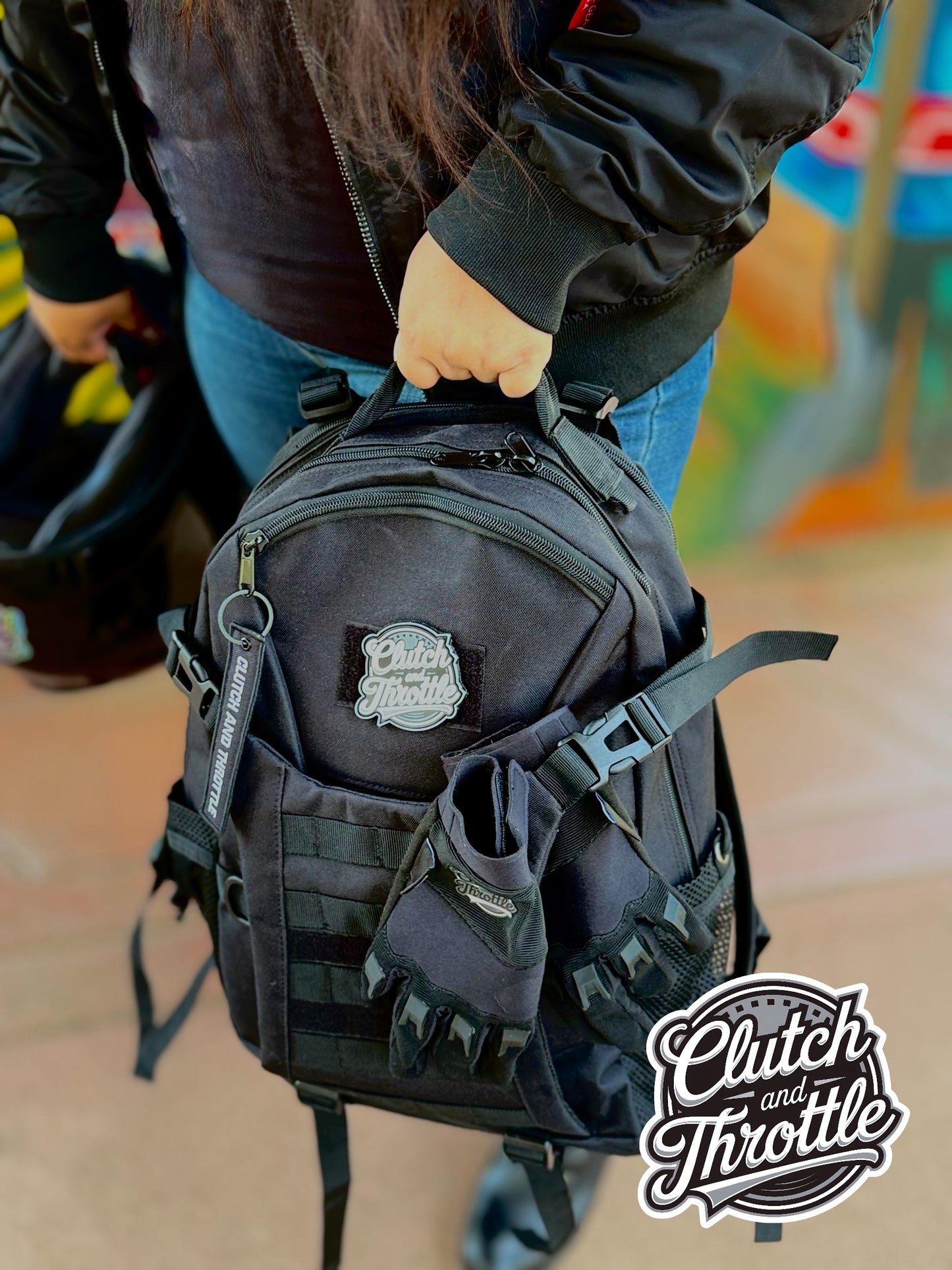 OG Crest Tactical Riding Backpack (Black)