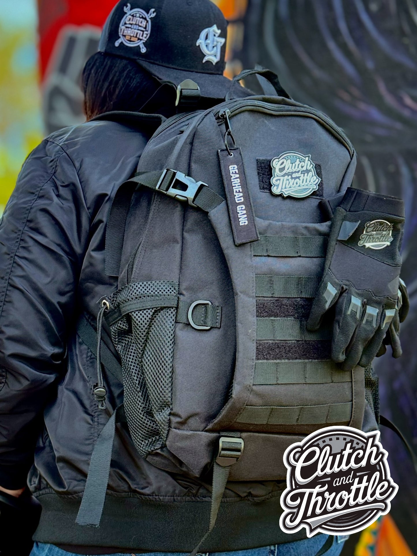 OG Crest Tactical Riding Backpack (Black)